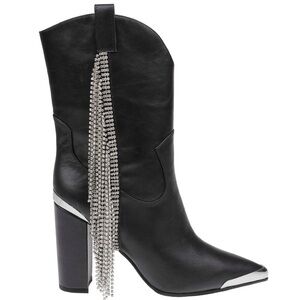 Daniel x Diamond Black Stagecoach Heeled Boot. Sz: 7.5